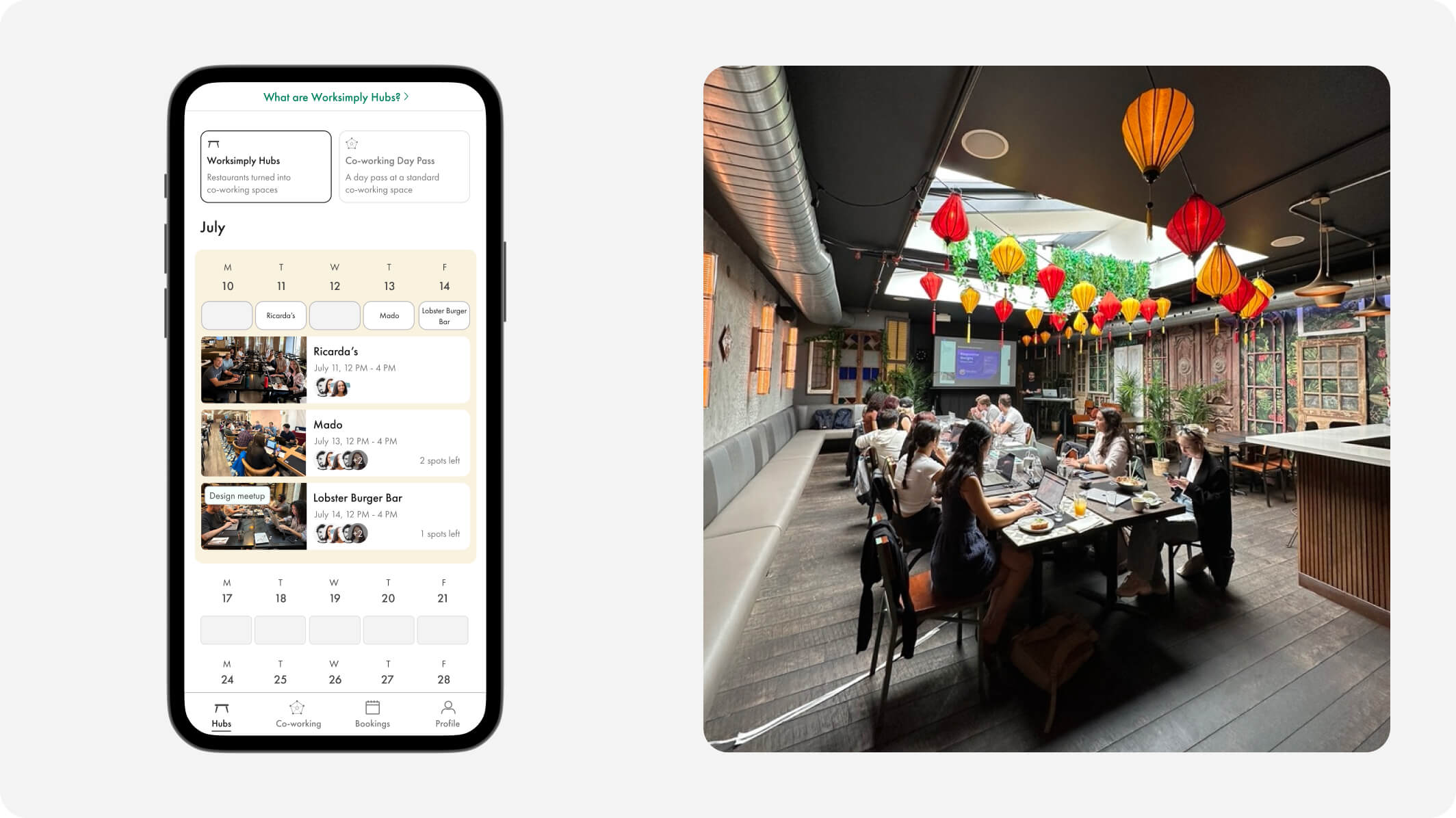Co-work, collaborate, and connect over coffee with Worksimply Hubs